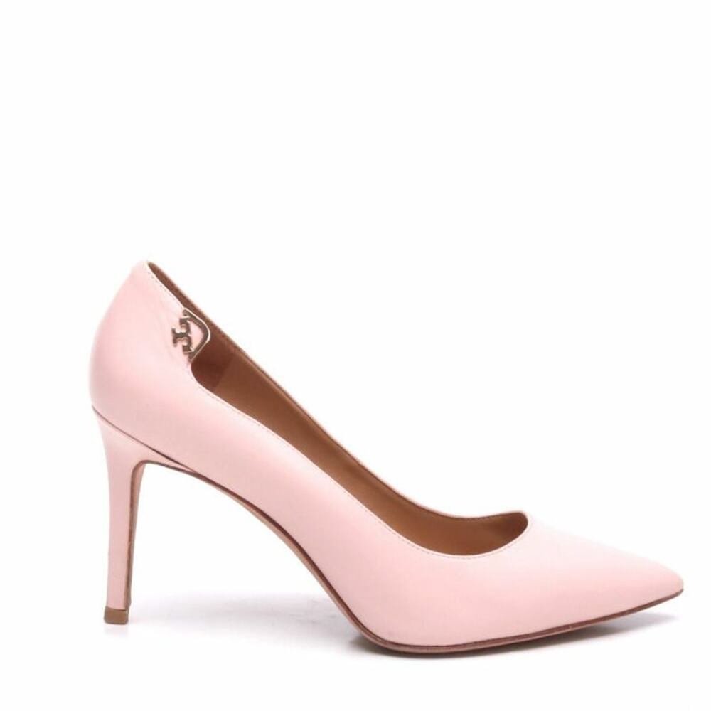 Tory Burch Elizabeth Leather Pumps In Sea Shell Pink